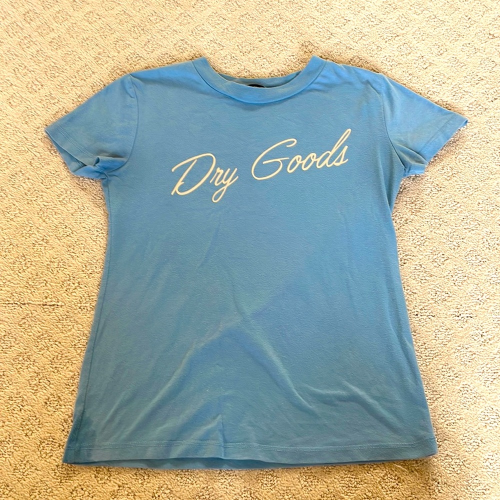 Cute light blue Dry Goods shirt